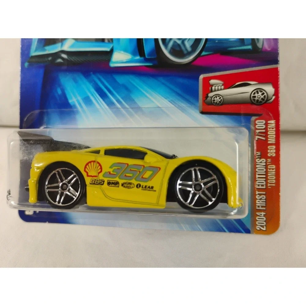 2004 Hot Wheels #007 First Editions‎ Tooned 360 Modena Yellow